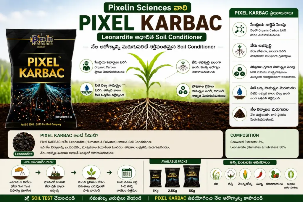 Pixelin Sciences వారి Pixel KARBAC Leonardite Soil Conditioner